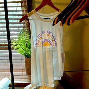 Spiritual Gangster Sleeveless Muscle Tee Size Medium.  Brand New, With Tags.